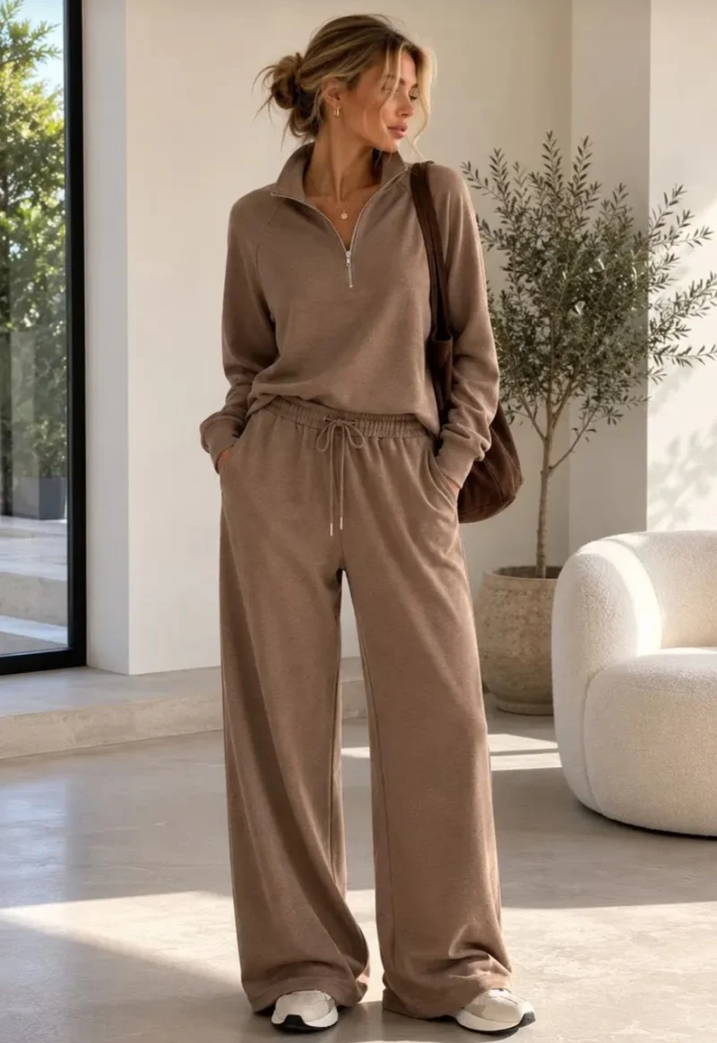 COZY – Bekvämt set Taupe