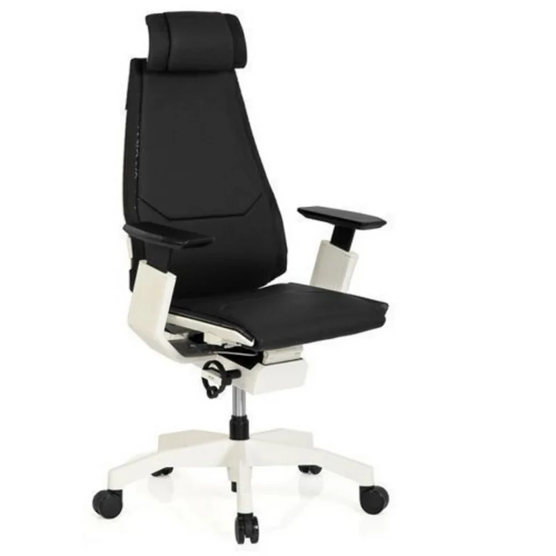 GENIDIA PRO WHITE | Läder - Hög kontorsstol