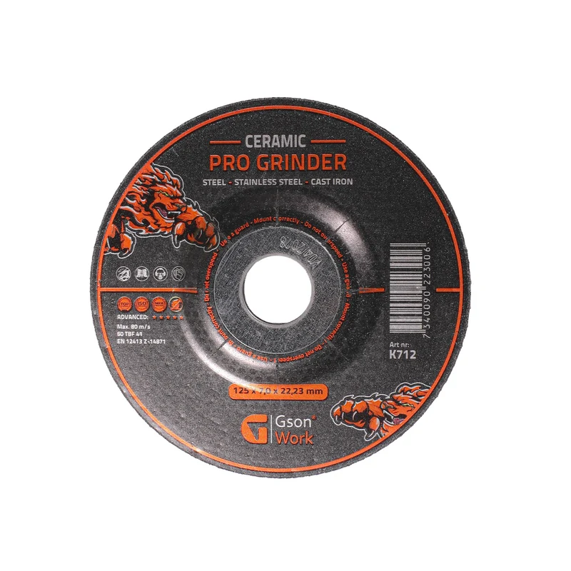 Keramisk lamellrondell 125 × 70 × 22,23 mm