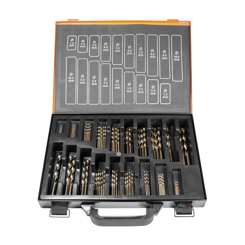 HSS-G Cobolt 5% Borrset – 70 delar 1–10,2 mm | Kobaltborrar