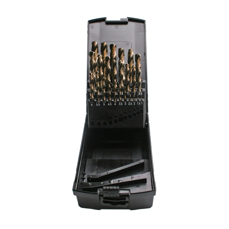 HSS-G Cobolt 5% Borrset – 25 delar 1-13 mm | Kobaltborrar