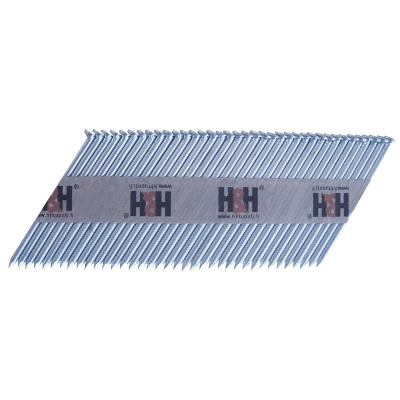 Maskinspik H&H 90x3,1 mm 34° varmförzinkad slät – 2500 st