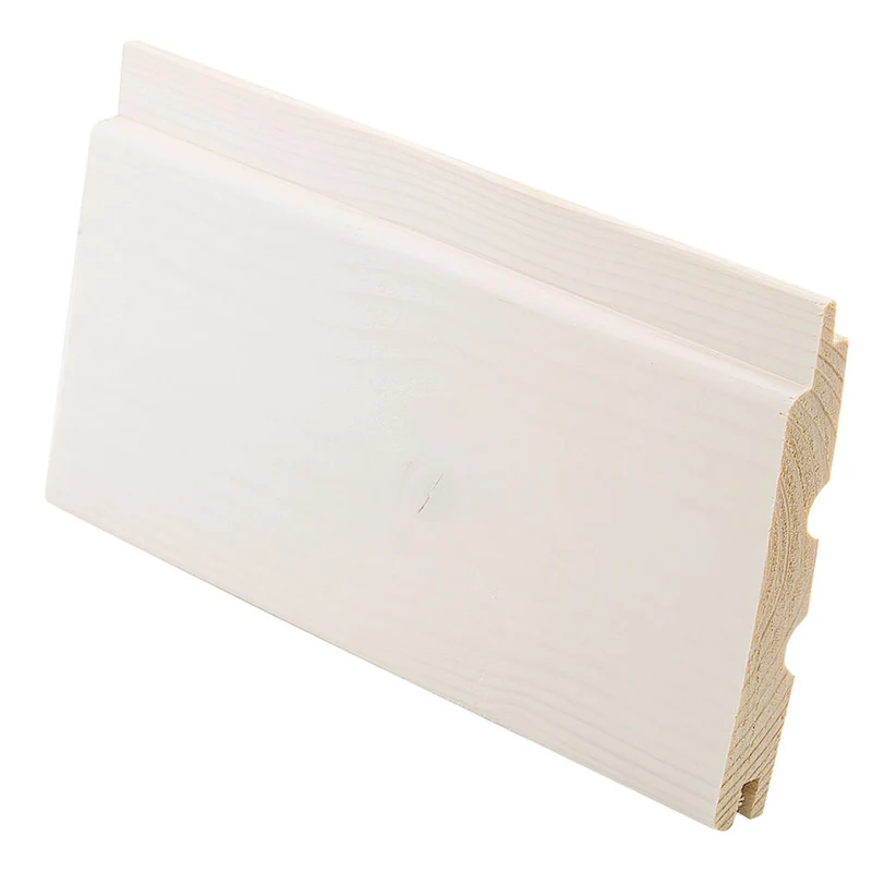 Innertakpanel 14x120x4170 mm gran STP vitbetsad, 2,75 m²