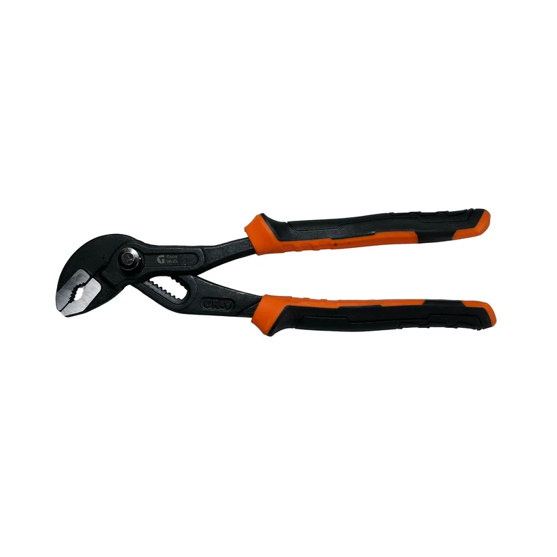 Polygriptång 250 mm med tryckknapp