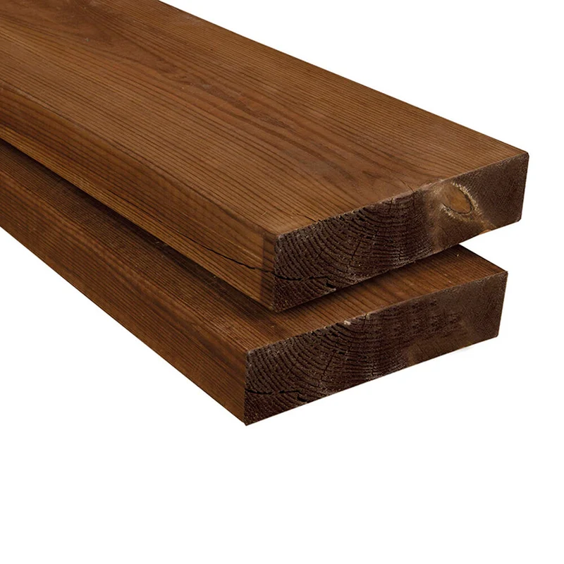 Tryckimpregnerat hyvlat terassvirke 48x173 brunt