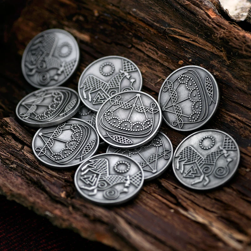 Vikingamynt, Vit metall