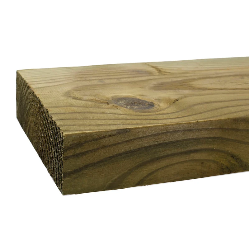 Tryckimpregnerat hyvlat virke 48x148 grönt