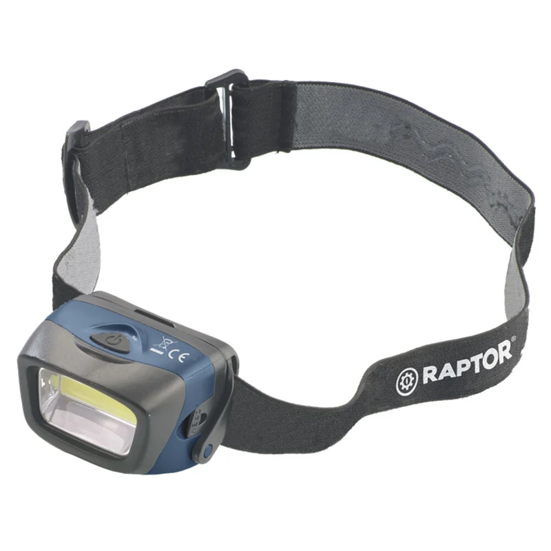 Raptor LED-pannlampa 3W 130 lm – inkl. 3xAAA