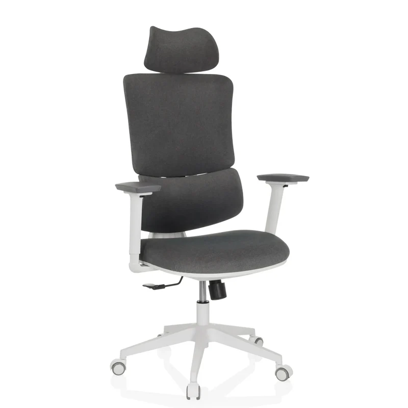 ERGOMY WF | Tyg | Ram: Vit - Home Office kontorsstol