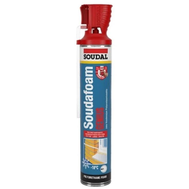 Soudal Soudafoam -18 °C Genius – 1K PU-skum med inbyggd appliceringspistol