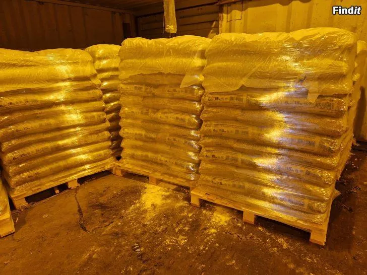 8mm 15kg pelletssäckar - 960kg/pall