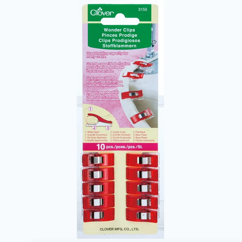 Wonder Clips - 10 pack Red