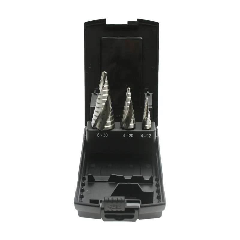Stegborrset – 3 delar (4–30 mm) | Stegborrar i HSS-G M2