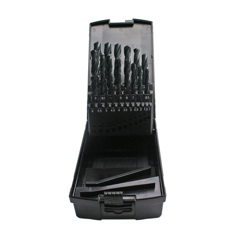 HSS-R Borrset – 25 delar 1–13 mm | Snabbstål DIN 338