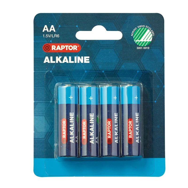 4 pack AA batteri