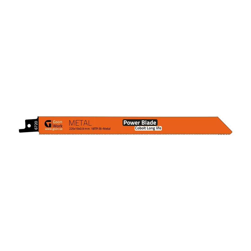 Tigersågblad Gson Metal 225 mm – för metall, 14 TPI