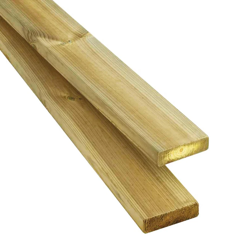 Tryckimpregnerat hyvlat terassvirke 28x95 grönt