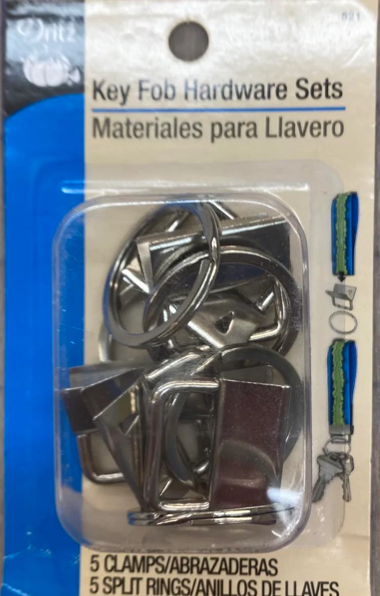 Key Fob set m/ 5 stk ( Nyckelring )
