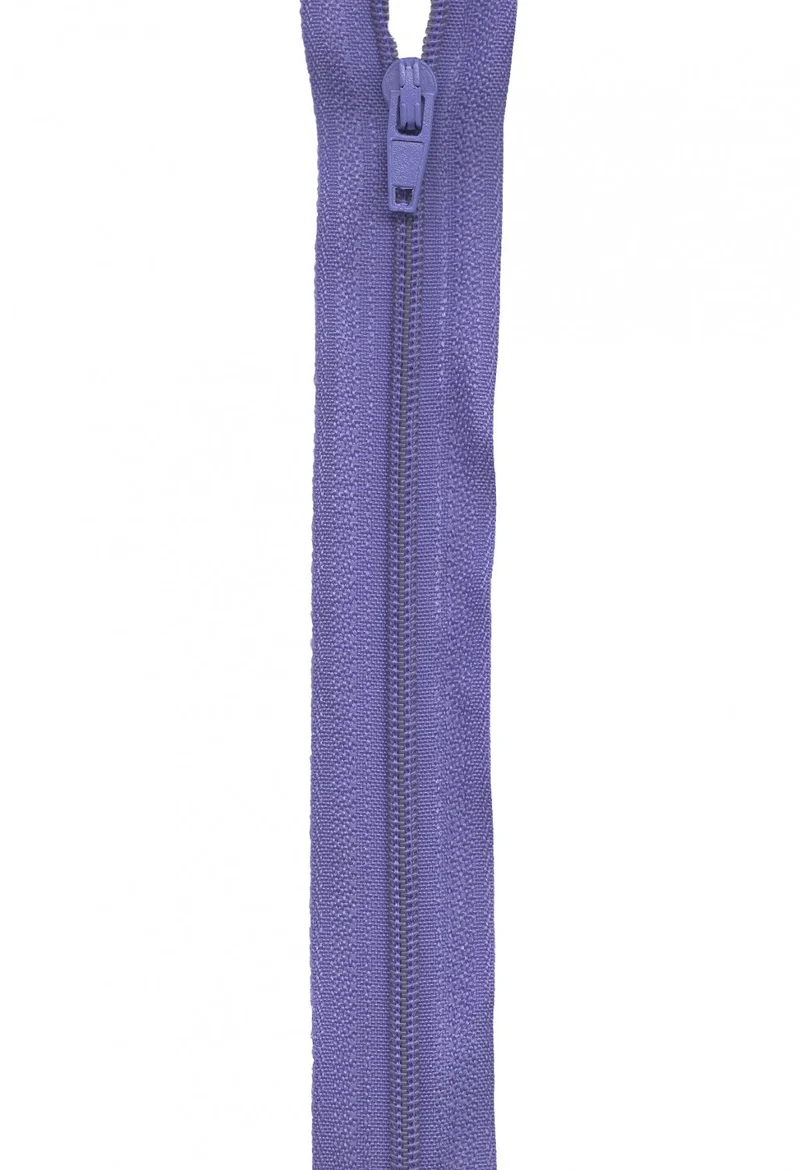 Dragkedja Dark purple 4 mm x 5 meter m/12 lås (5.5 yard)