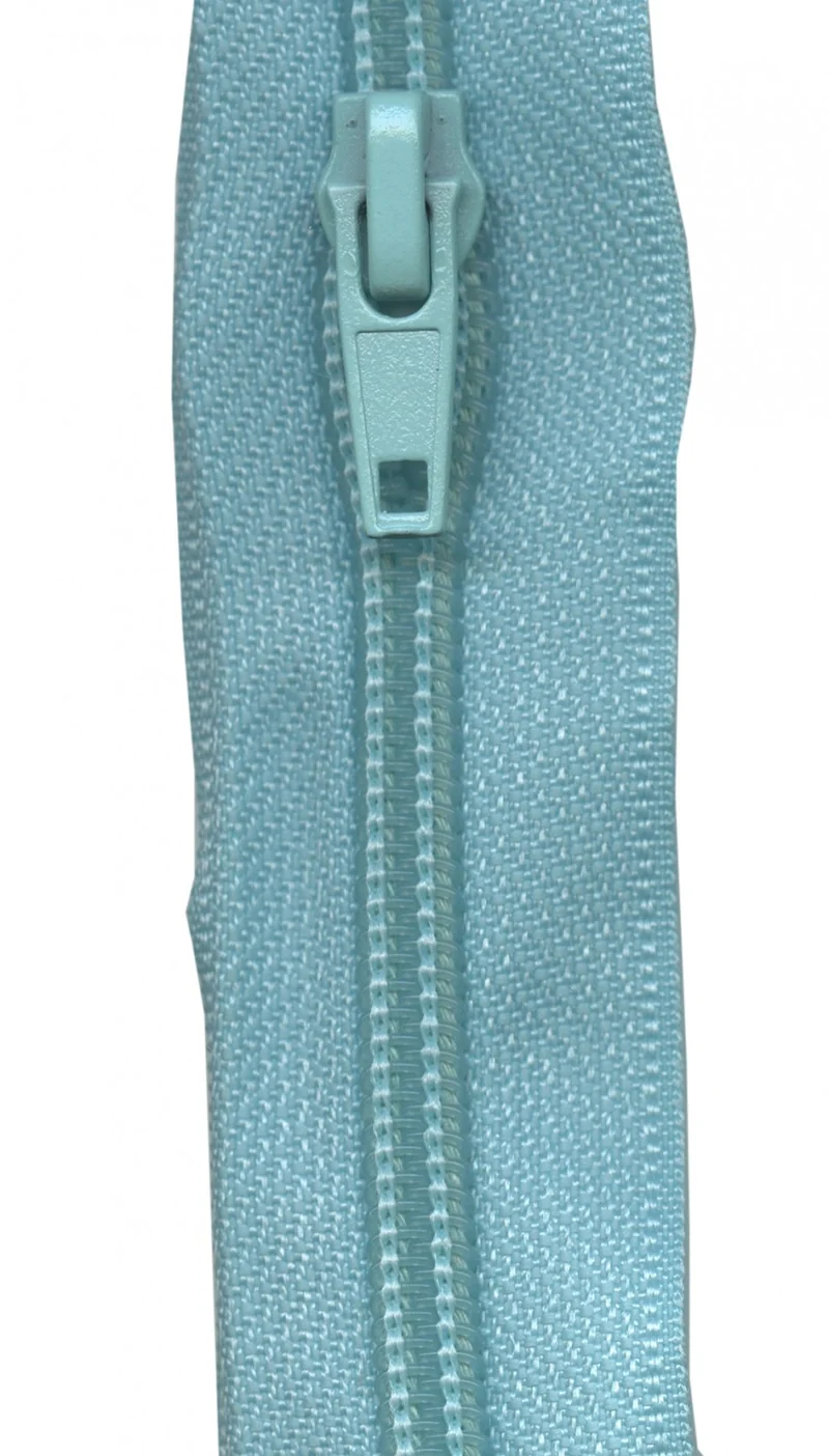Dragkedja blue 4 mm x 5 meter m/12 lås (5.5 yard)