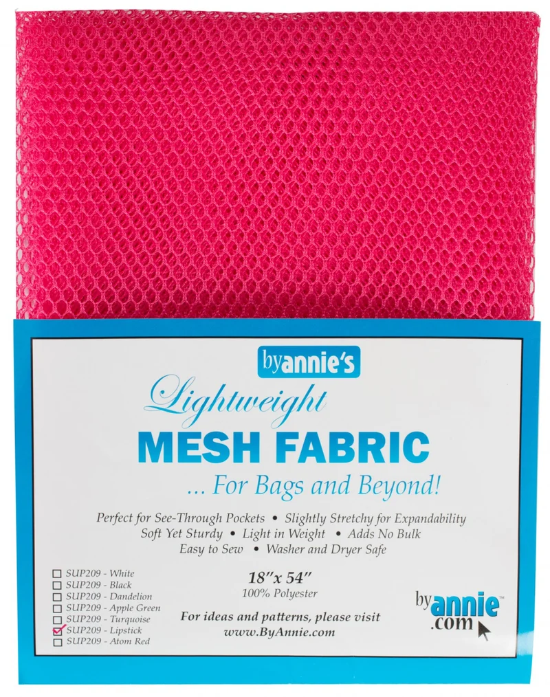 Mesh Fabric Lightweight 18"x 54" Lipstick - ByAnnie