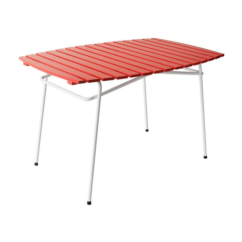 Varax Trädgårdsbord Retro 403 Vit/Röd