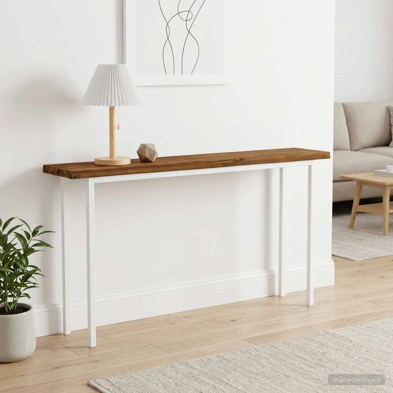 Rektangulärt Bordsskiva 140 x 30 x 3 cm Rektangulär