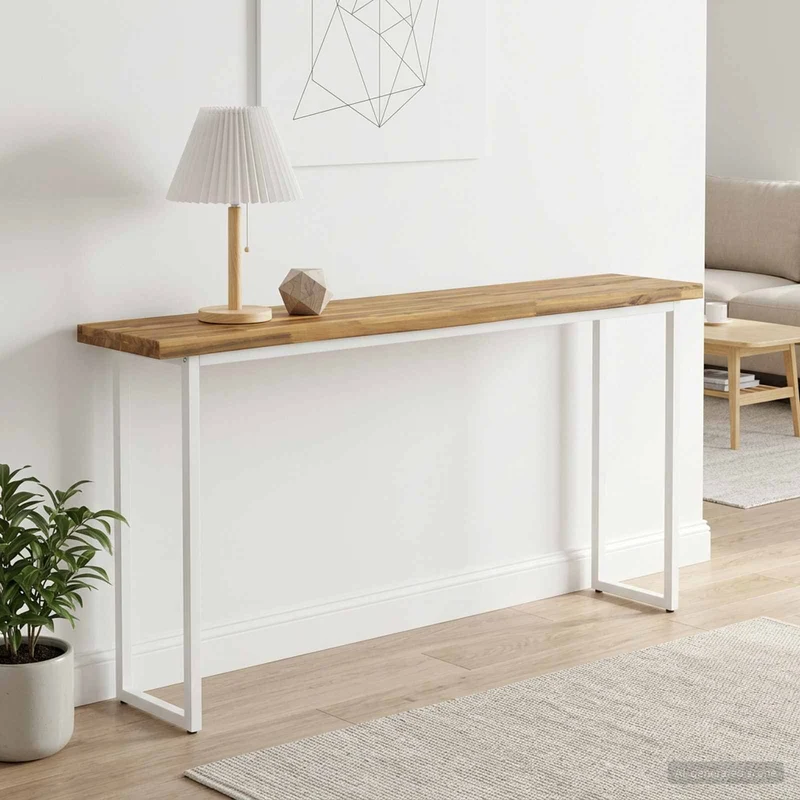 Rektangulärt Bordsskiva 140 x 30 x 3 cm Rektangulär