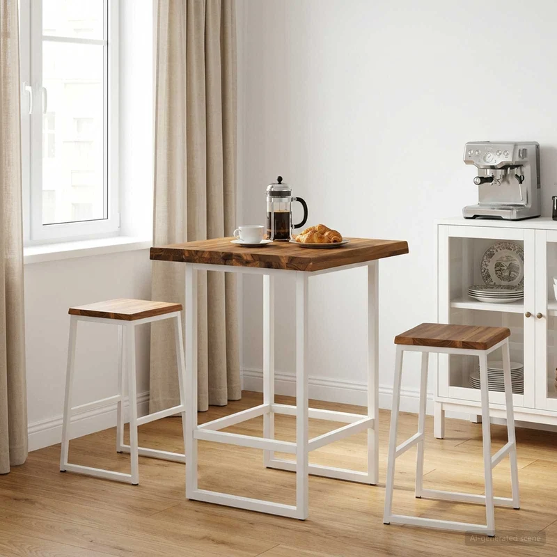 Rektangulärt Bordsskiva 50 x 50 x 3 cm Fyrkantig