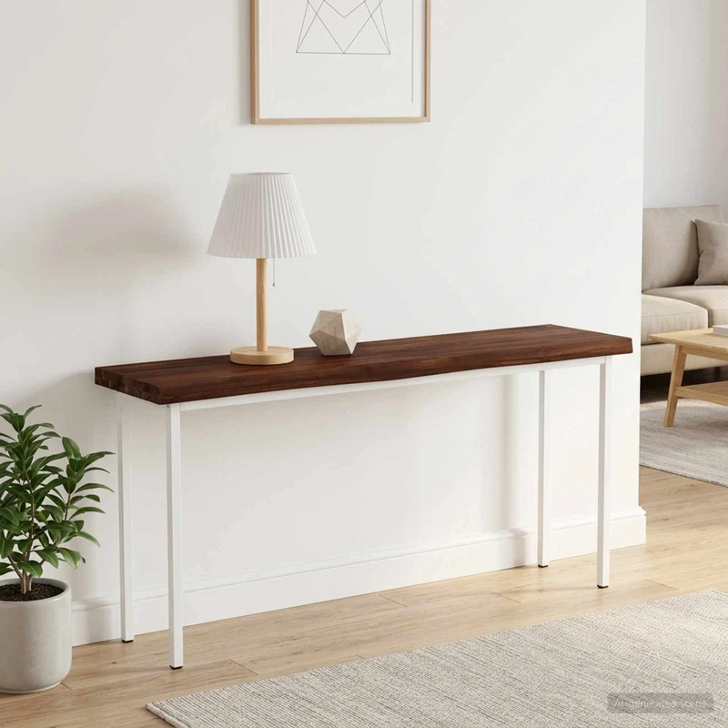 Rektangulärt Bordsskiva 130 x 30 x 3 cm Rektangulär